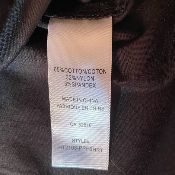 Ricki's Black Cotton Blend Classic Fit Casual Office Button Up Shirt- Sz-XXL - Picture 11 of 14